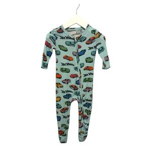 ⭐️ 5/$30 Posh Peanut Hot Wheels Bamboo Zip Sleeper size 6-9 Months